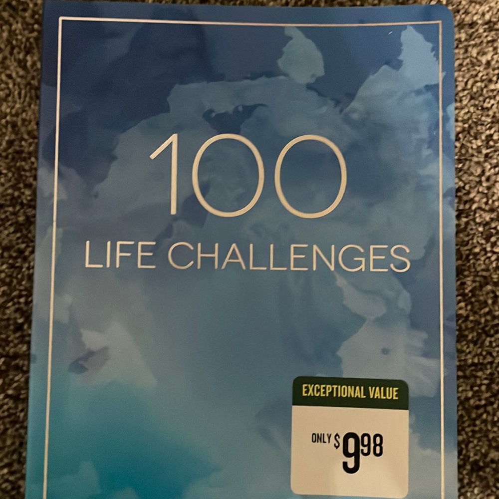 Free item with purchase of two items-100 Life Challenges Book New never used